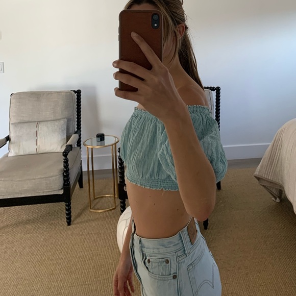 Pin striped crop top - Picture 3 of 4